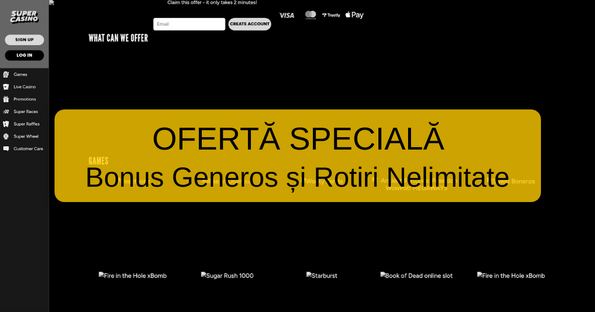 Super Casino - Cazinoul Online Oficial pentru Jucătorii din România
